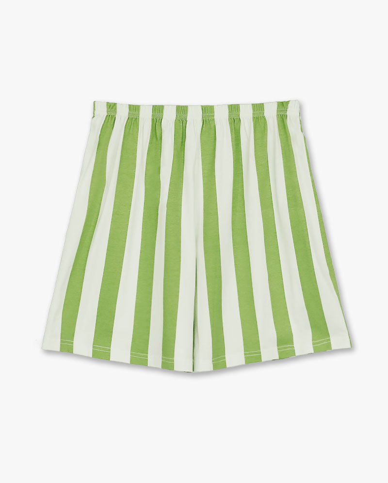 IC GURL - Lovely Stripe Cotton Couple Short Pajama