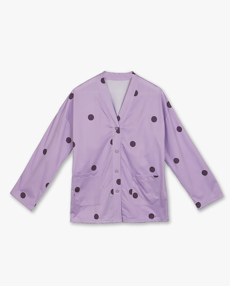 IC GURL - Polka dots Cotton Long Sleeves Pajama