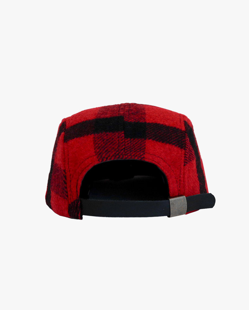 The Hat Depot - Winter Made in USA 5 Panel Biker Cap