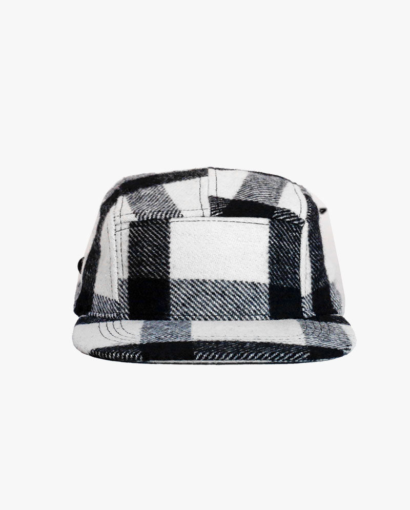 The Hat Depot - Winter Made in USA 5 Panel Biker Cap