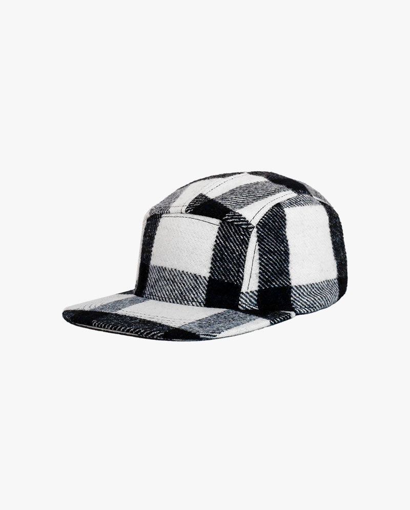 The Hat Depot - Winter Made in USA 5 Panel Biker Cap