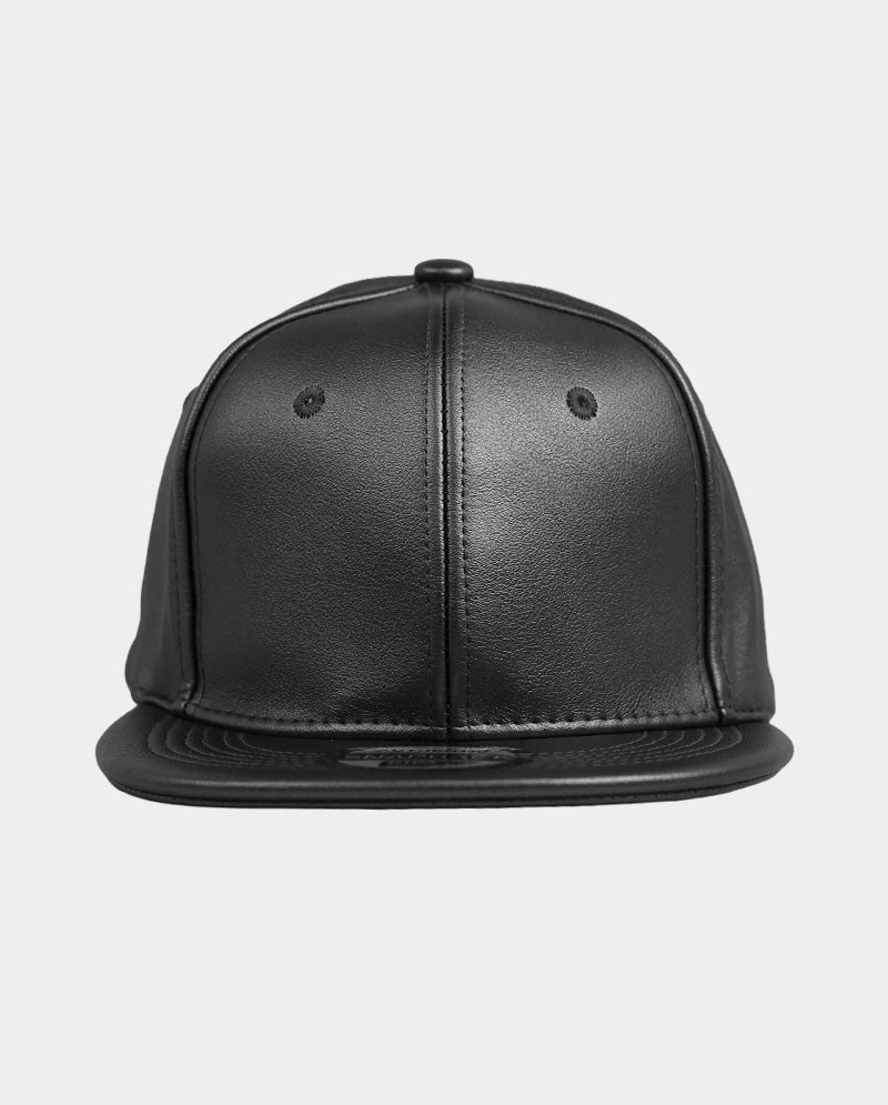 Classic PU Leather Flat Visor Hat