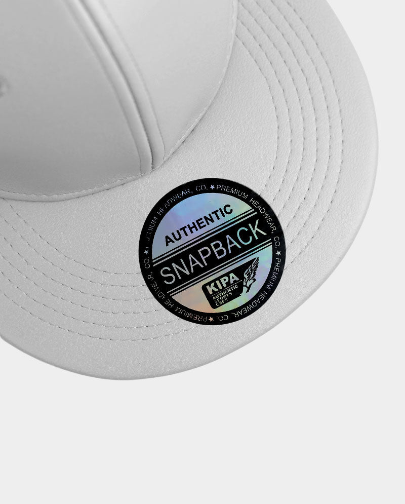 Classic PU Leather Flat Visor Hat