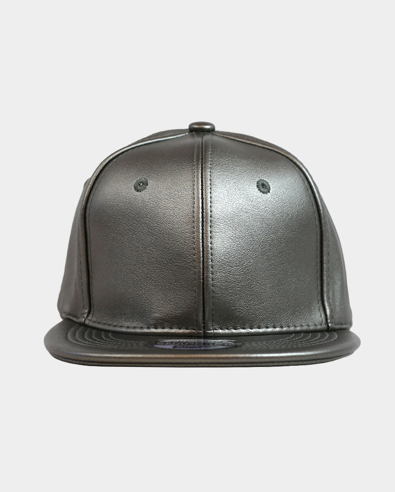 Classic PU Leather Flat Visor Hat