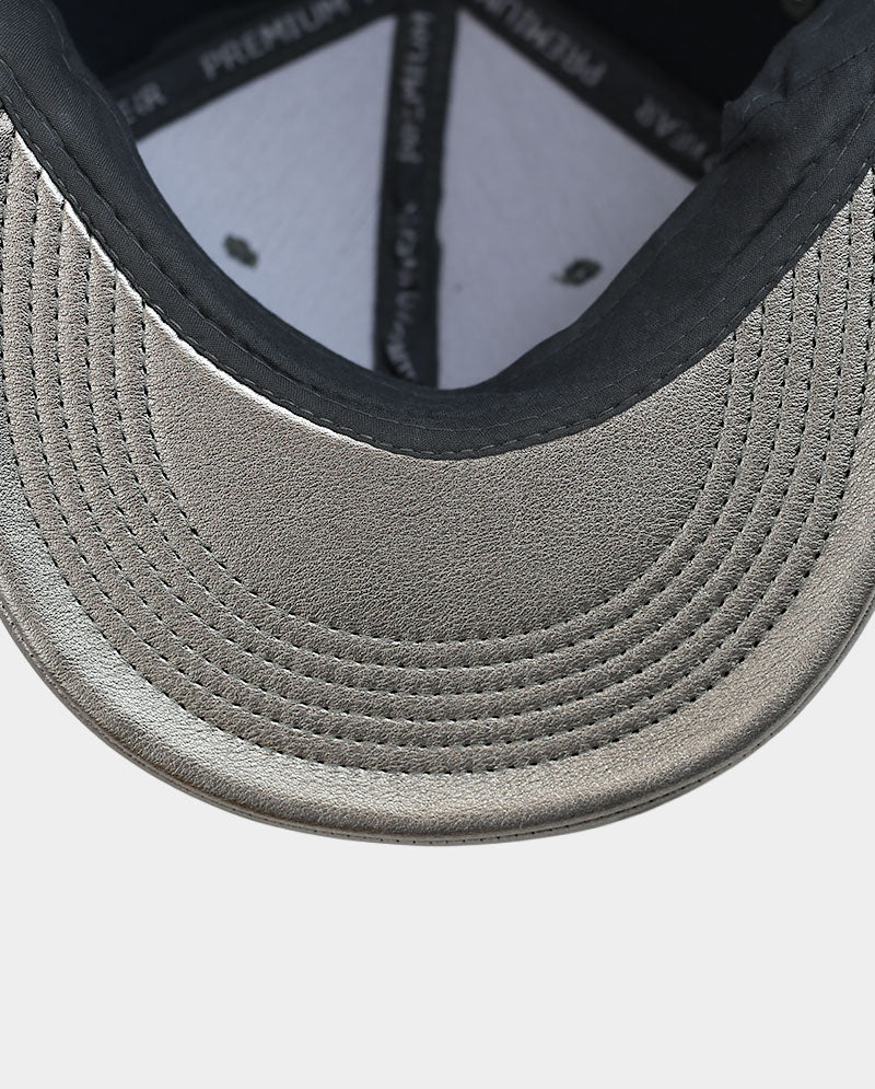 Classic PU Leather Flat Visor Hat