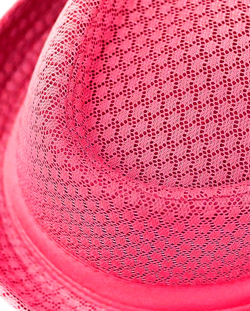 Black Horn -Light Cool Soft Crushable Mesh Porkpie