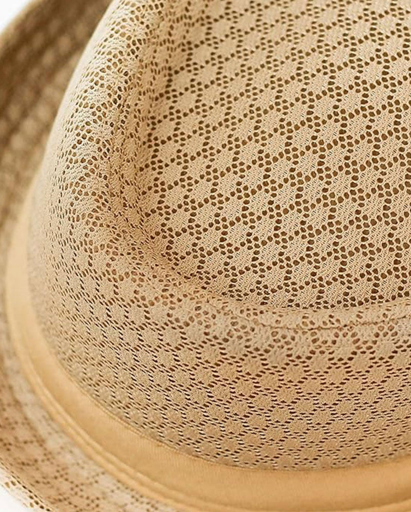 Black Horn -Light Cool Soft Crushable Mesh Porkpie