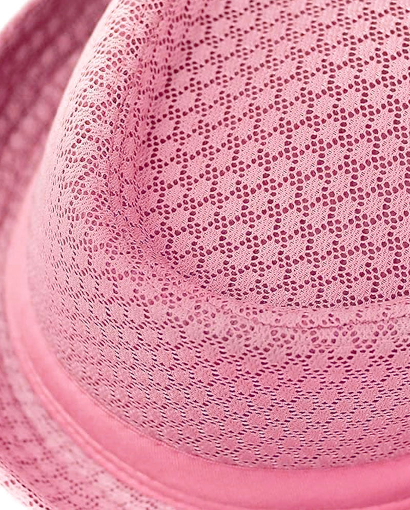 Black Horn -Light Cool Soft Crushable Mesh Porkpie