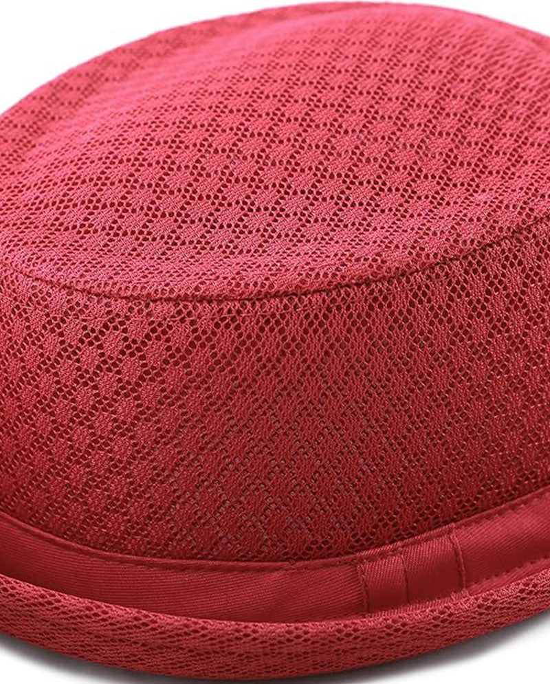 Black Horn -Light Cool Soft Crushable Mesh Porkpie