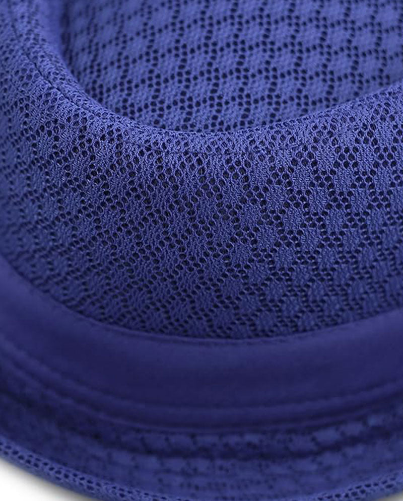 Black Horn -Light Cool Soft Crushable Mesh Porkpie