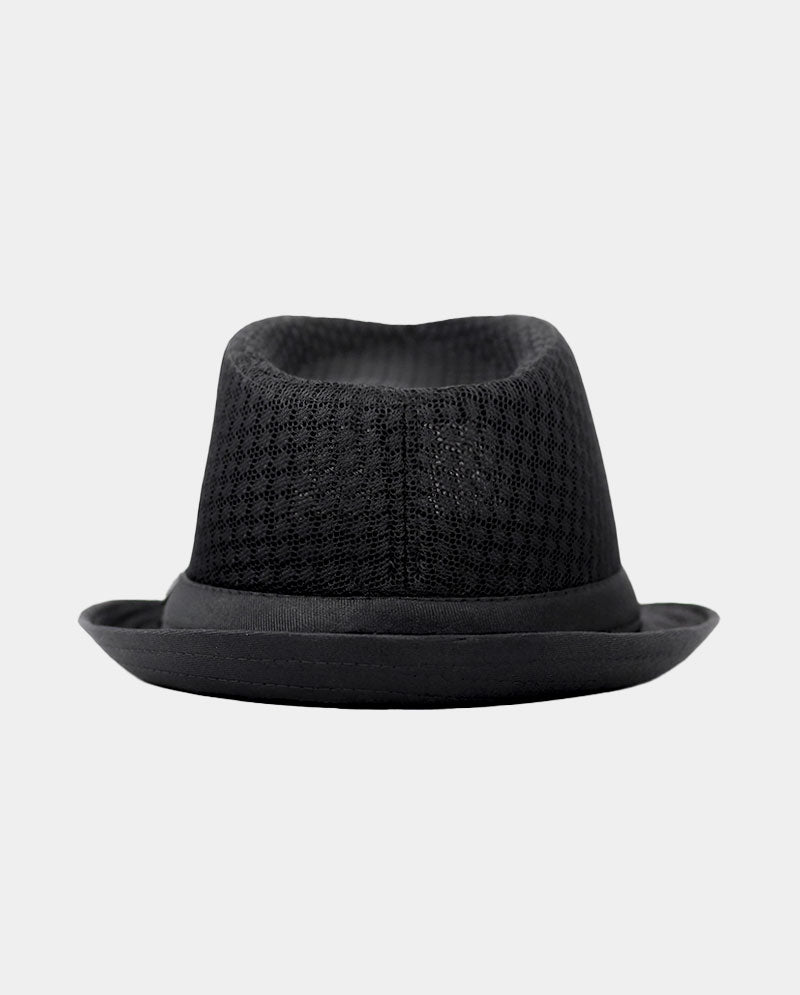 Black Horn - Lightweight Cool Soft Crushable Mesh Fedora