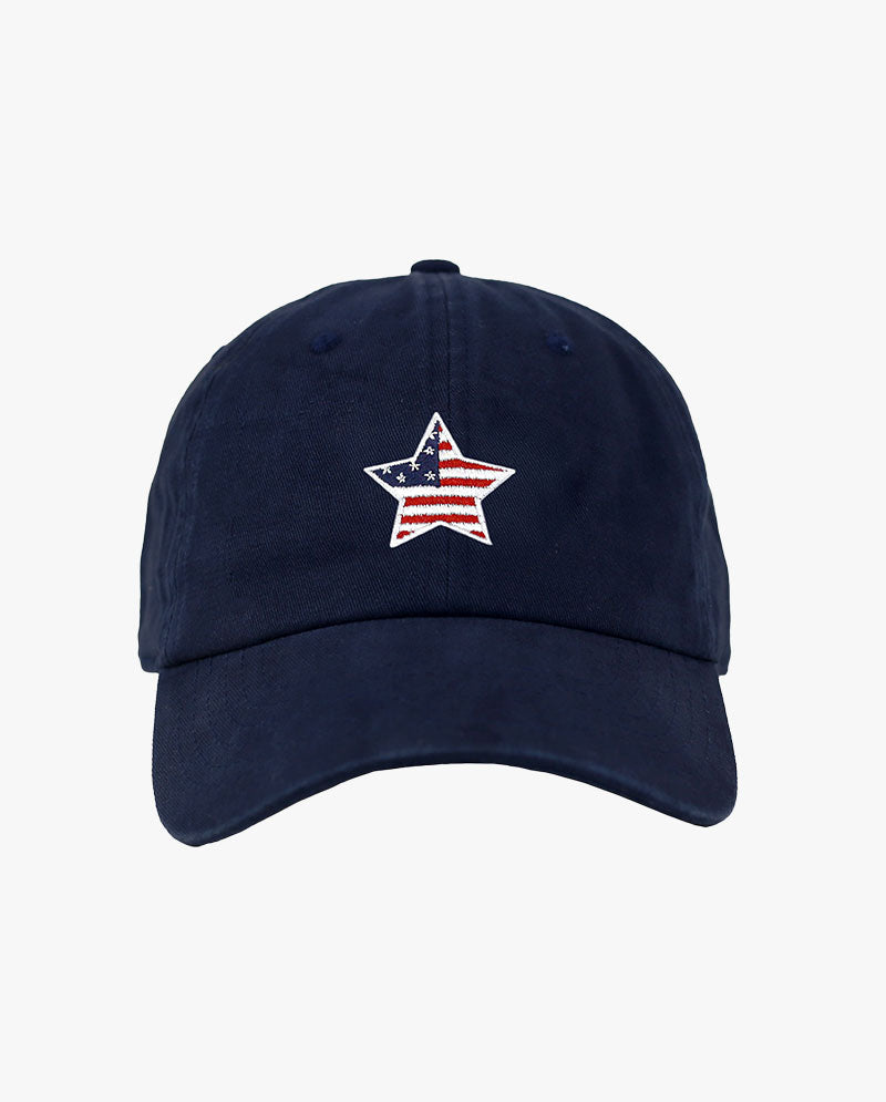 The Hat Depot - USA Star Flag Embroidered Baseball Cap
