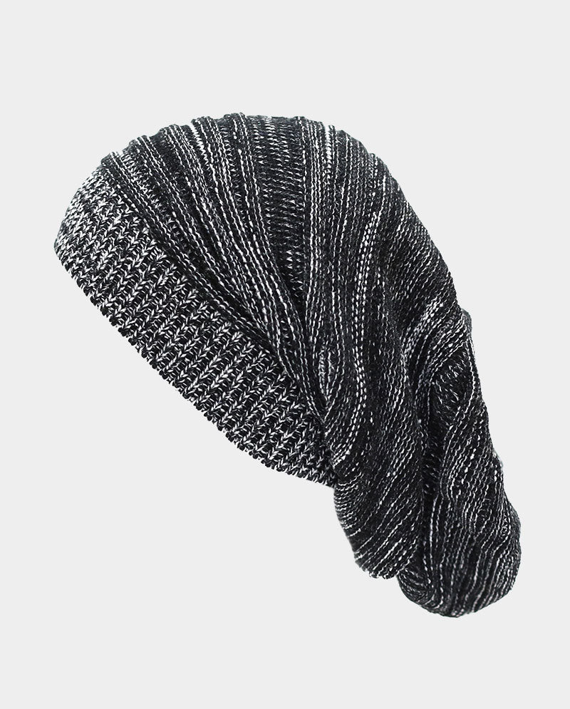 Lightweight Acrylic Knit Beanie – 100% Acrylic with Textured Wrinkle Detail