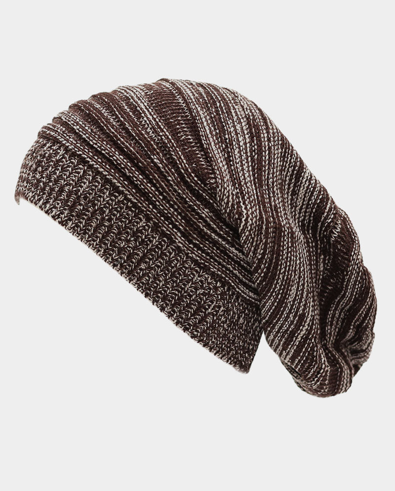 Lightweight Acrylic Knit Beanie – 100% Acrylic with Textured Wrinkle Detail