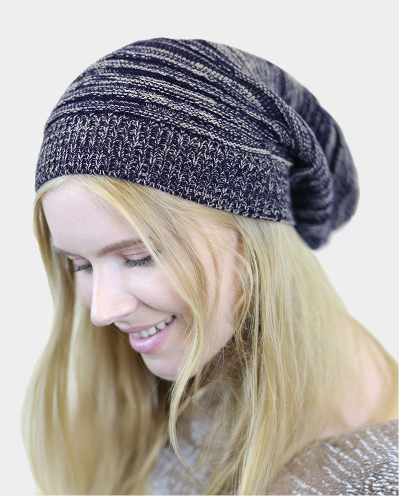 Lightweight Acrylic Knit Beanie – 100% Acrylic with Textured Wrinkle Detail