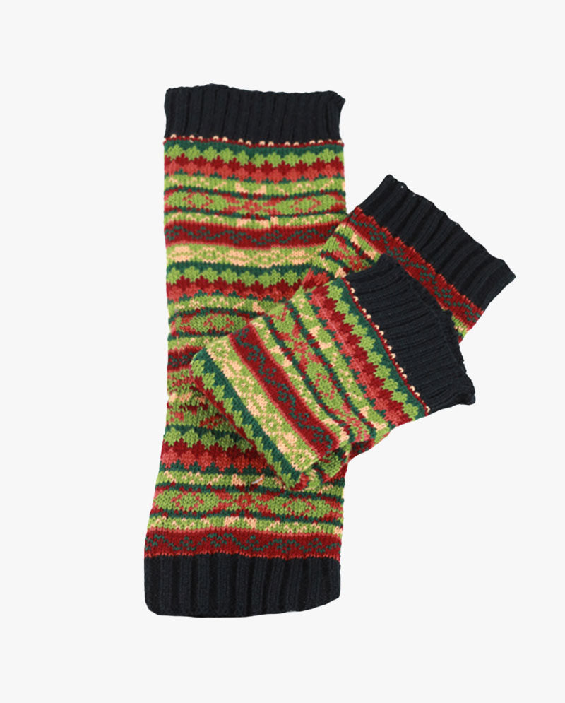 Long Women's Knit Boot Topper Leg Warmer