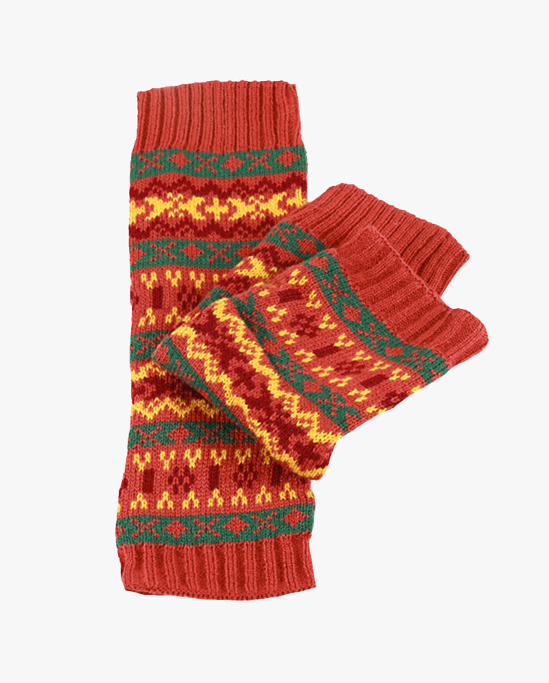 Long Women's Knit Boot Topper Leg Warmer