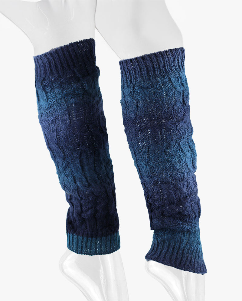 Long Women's Knit Boot Topper Leg Warmer