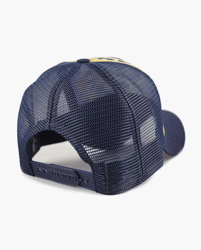 Tie Dye Print Mesh Back Snapback Trucker Cap