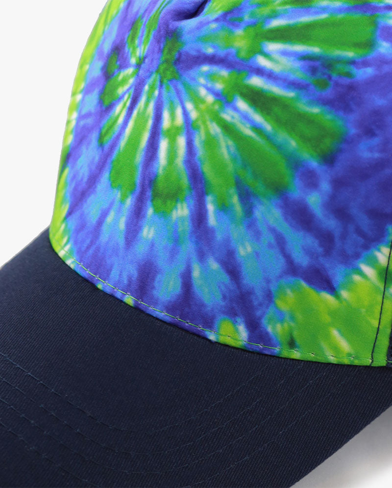 Tie Dye Print Mesh Back Snapback Trucker Cap