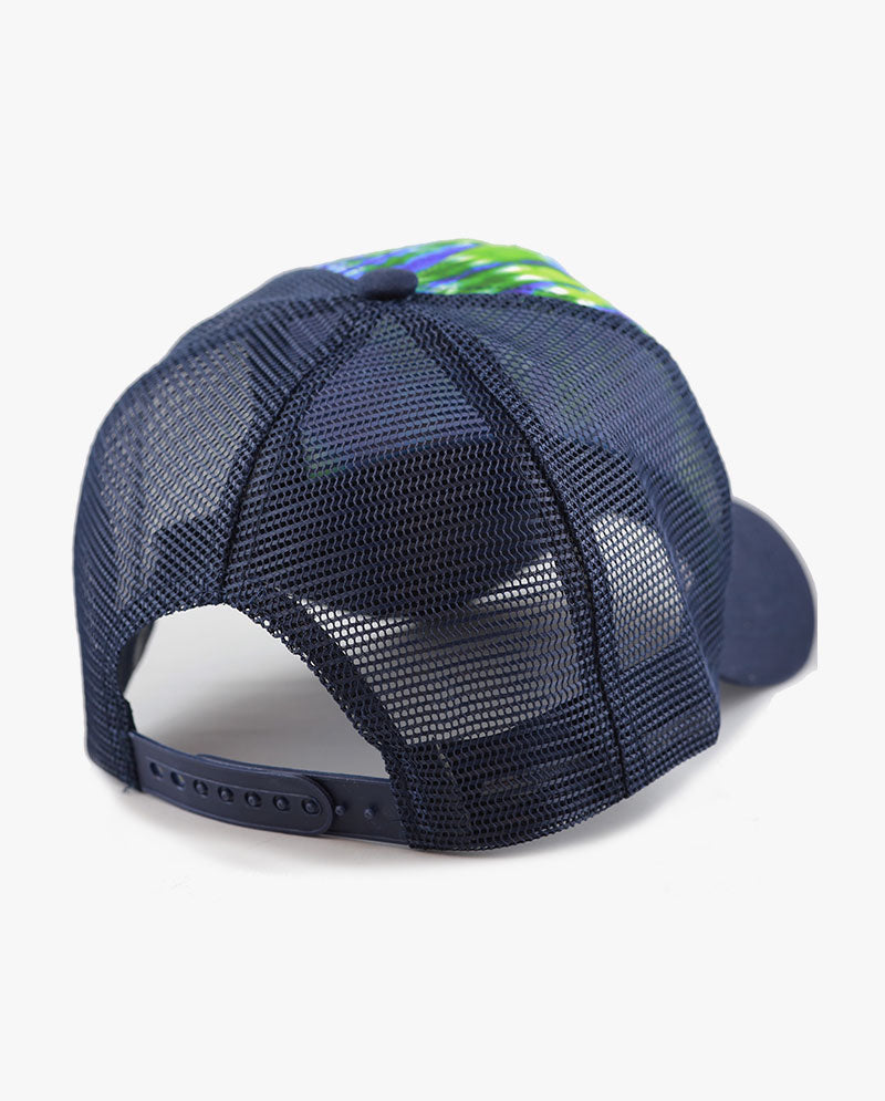 Tie Dye Print Mesh Back Snapback Trucker Cap