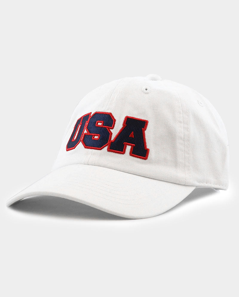 USA / America Embroidery Classic Cotton Adjustable Baseball Hat
