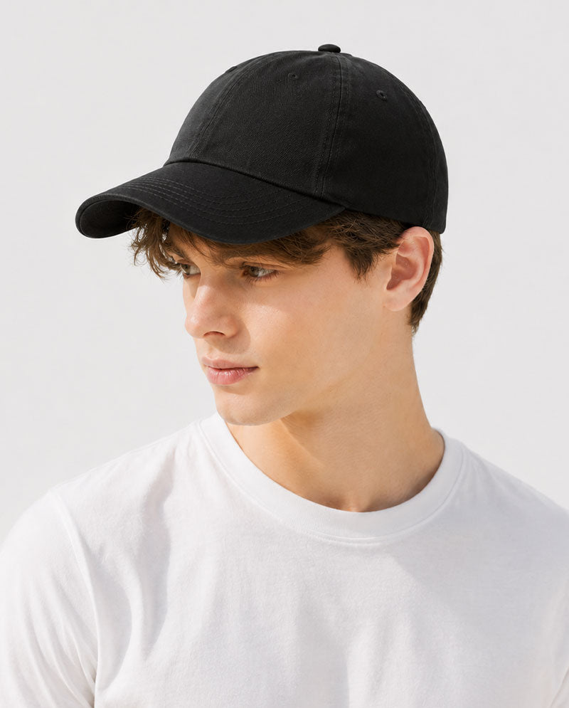The Hat Depot - Basic Washed Cotton Baseball Cap