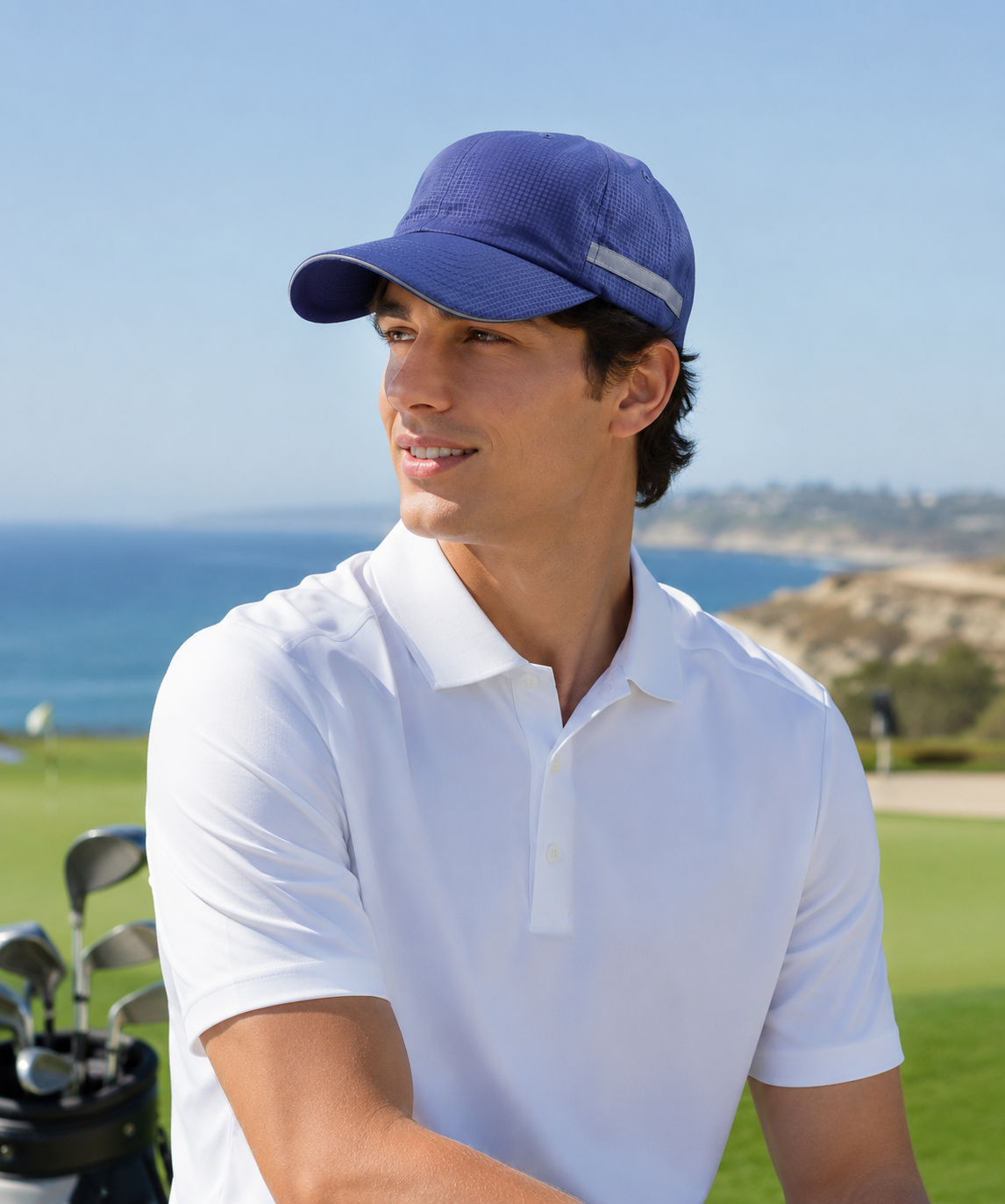 The Hat Depot - Quick Dry Sports Lightweight Breathable Reflective Golf Cap