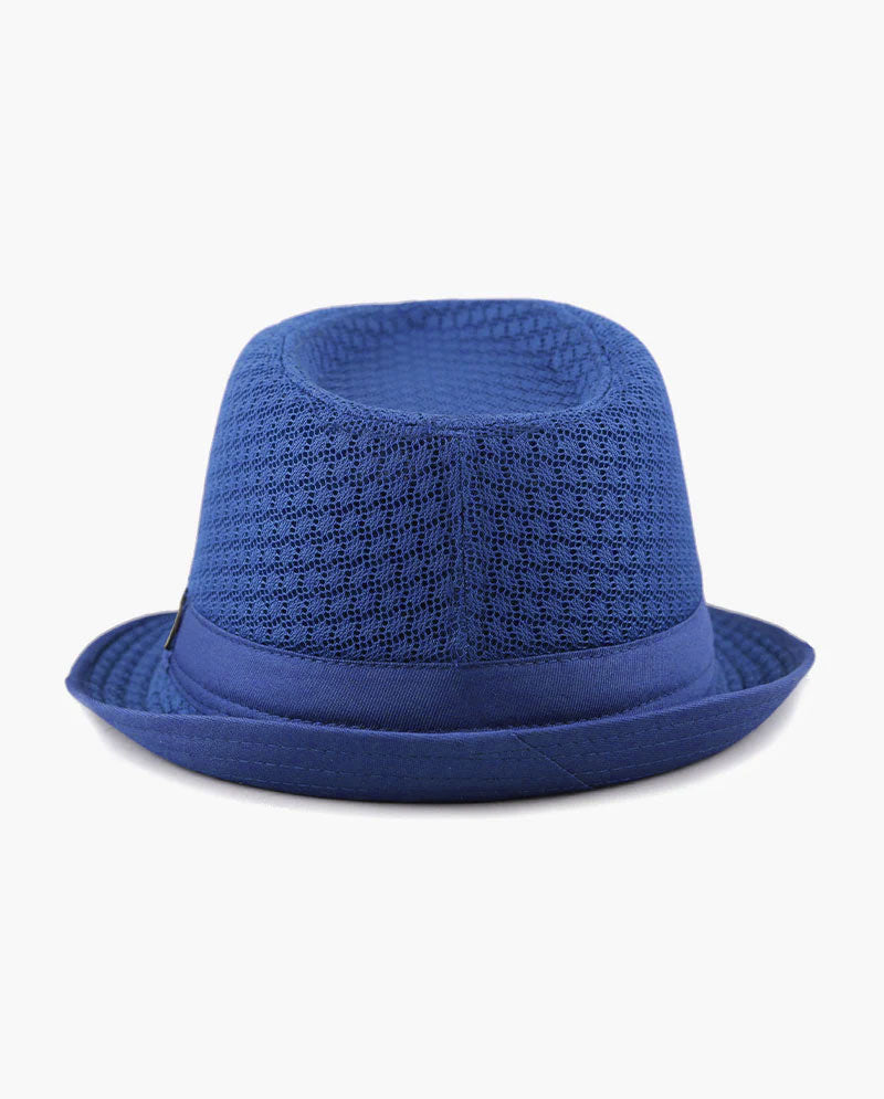 Black Horn - Lightweight Cool Soft Crushable Mesh Fedora