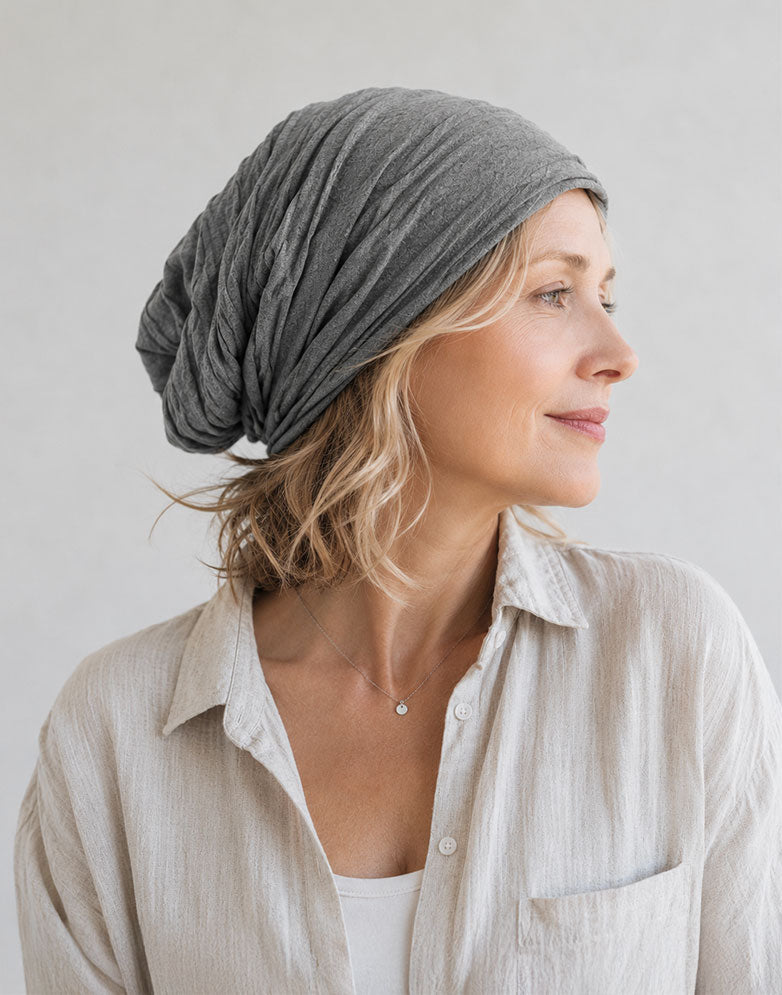 The Hat Depot - Slouchy Baggy Wrinkled Oversized Beanie