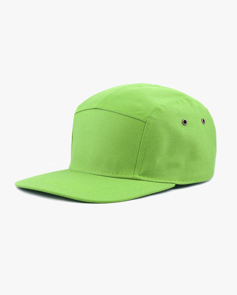 The Hat Depot - Made in USA 5 Panel Biker Cap