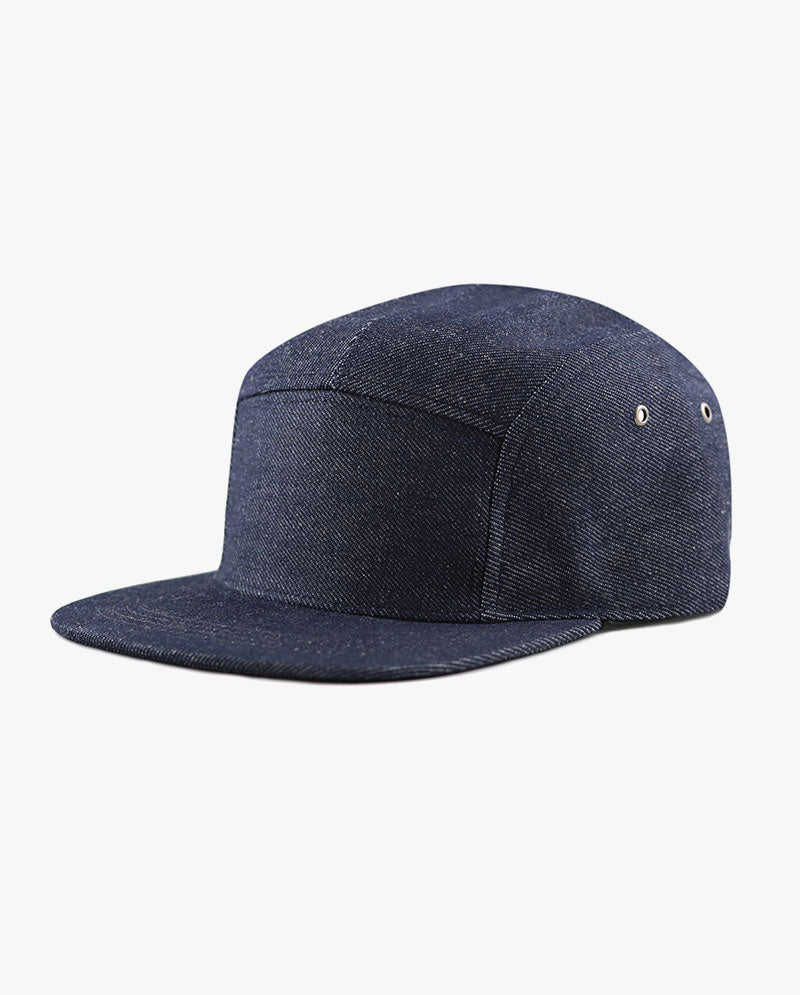 The Hat Depot - Made in USA 5 Panel Biker Cap