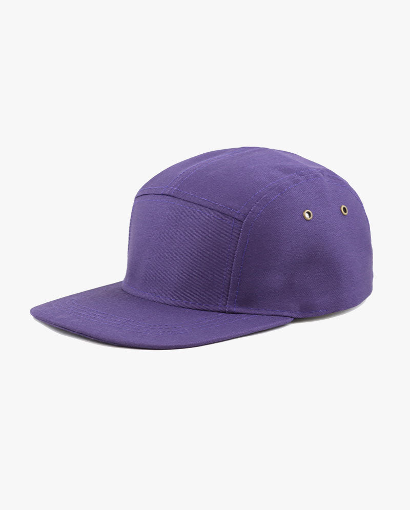 The Hat Depot - Made in USA 5 Panel Biker Cap