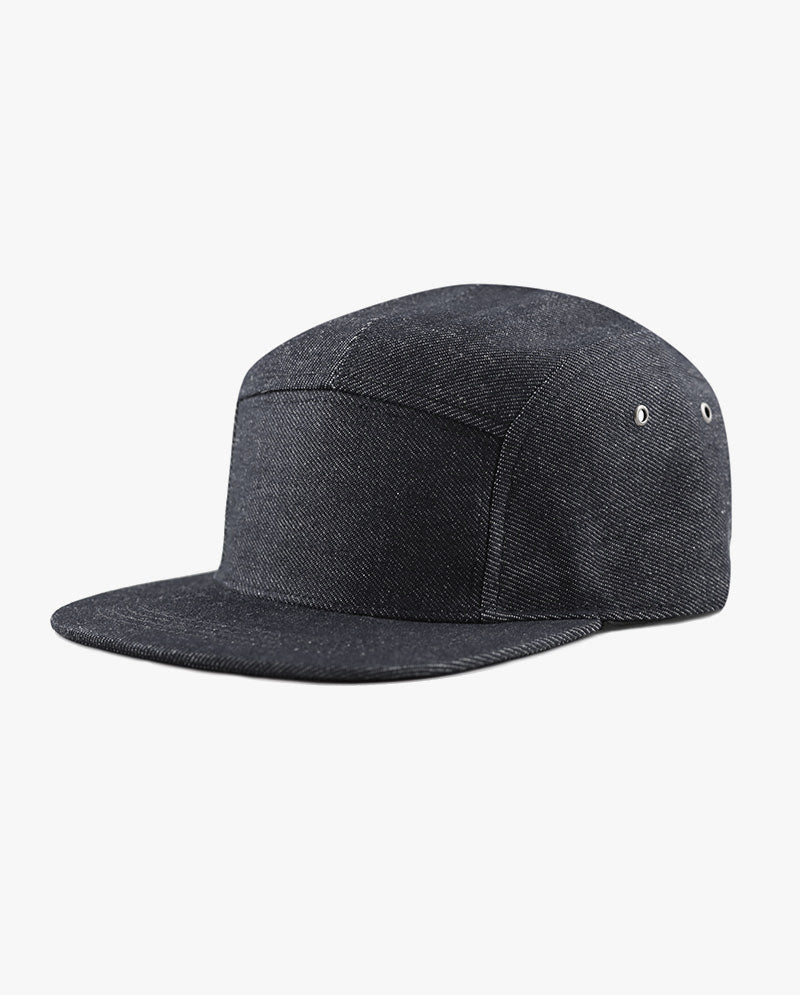 The Hat Depot - Made in USA 5 Panel Biker Cap