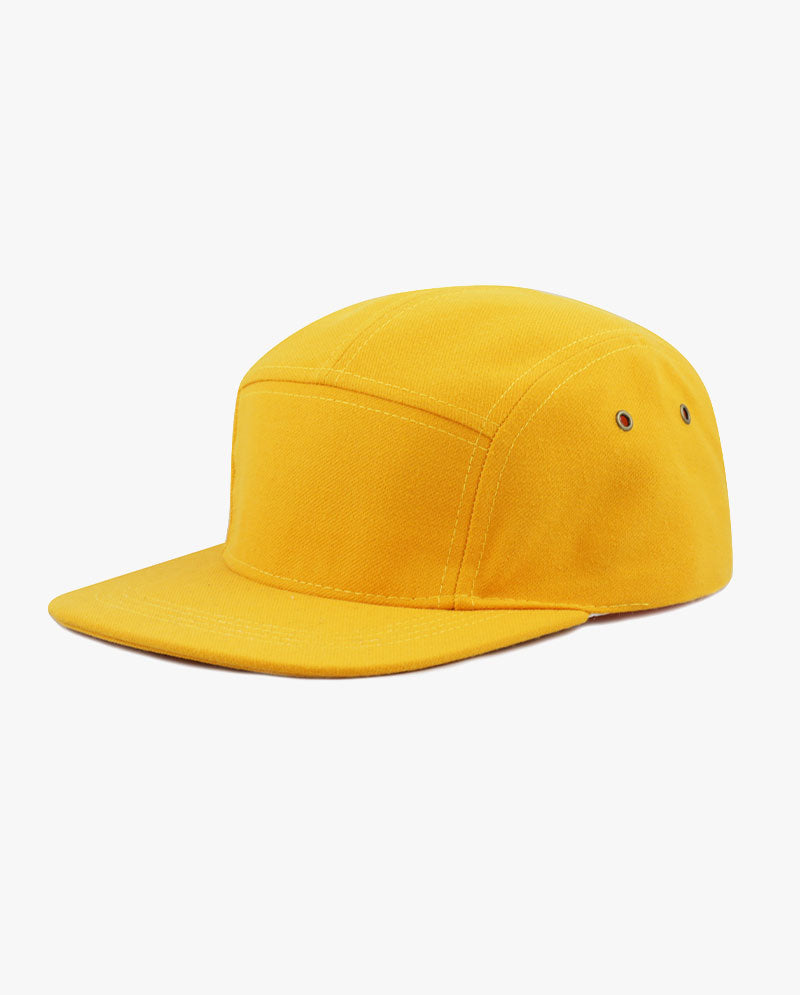 The Hat Depot - Made in USA 5 Panel Biker Cap