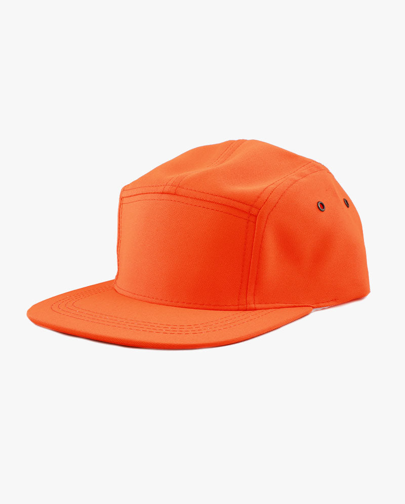 The Hat Depot - Made in USA 5 Panel Biker Cap