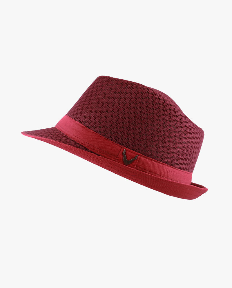 Black Horn - Lightweight Cool Soft Crushable Mesh Fedora