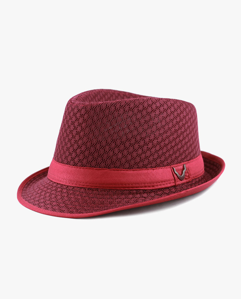 Black Horn - Lightweight Cool Soft Crushable Mesh Fedora