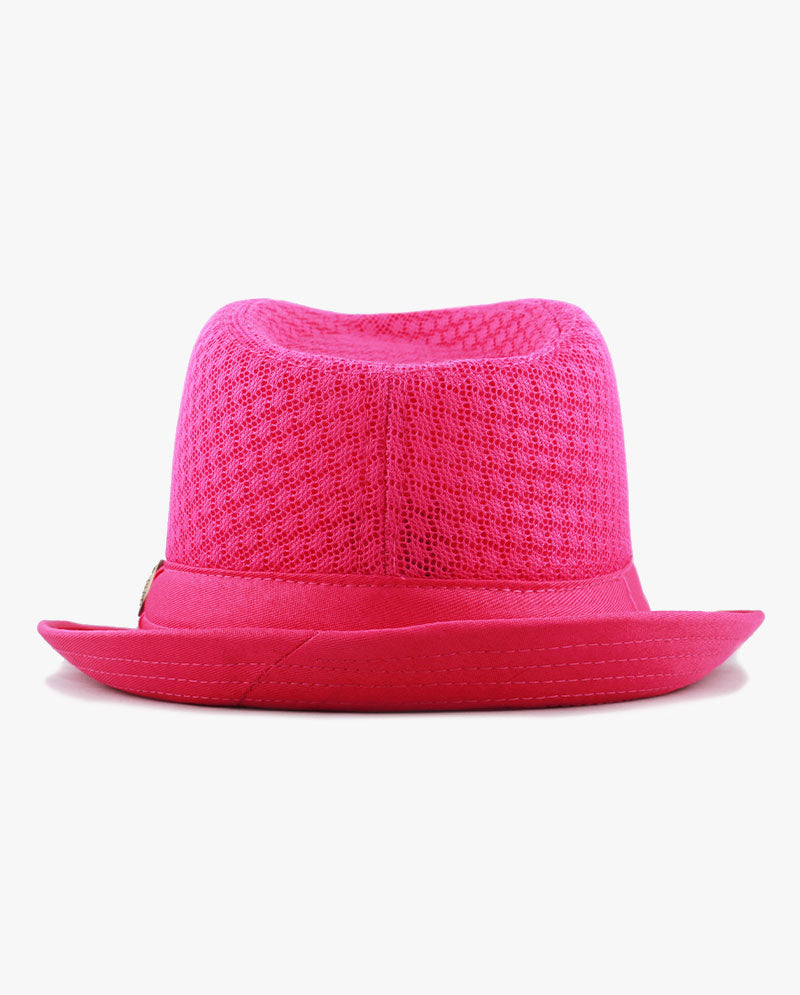 Black Horn - Lightweight Cool Soft Crushable Mesh Fedora