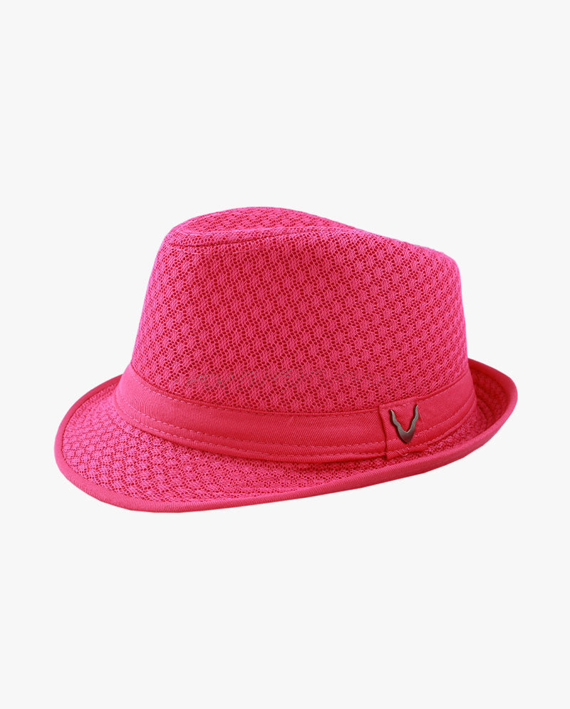 Black Horn - Lightweight Cool Soft Crushable Mesh Fedora