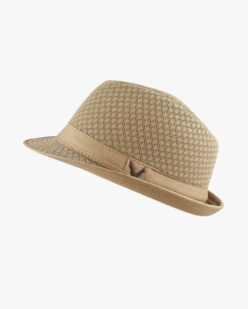 Black Horn - Lightweight Cool Soft Crushable Mesh Fedora