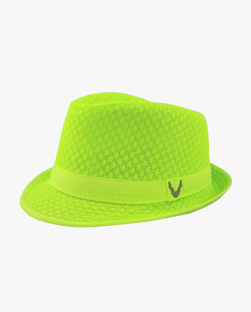 Black Horn - Lightweight Cool Soft Crushable Mesh Fedora