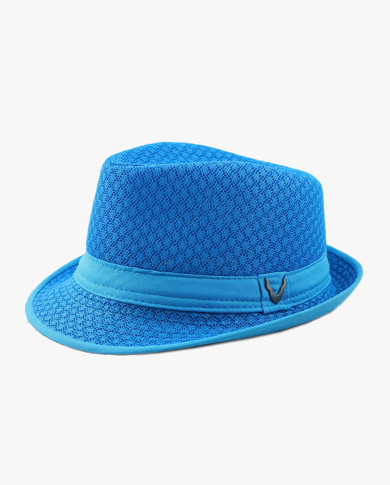 Black Horn - Lightweight Cool Soft Crushable Mesh Fedora