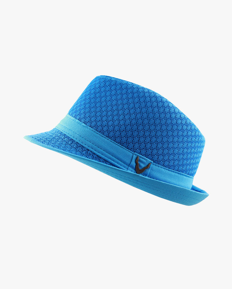 Black Horn - Lightweight Cool Soft Crushable Mesh Fedora