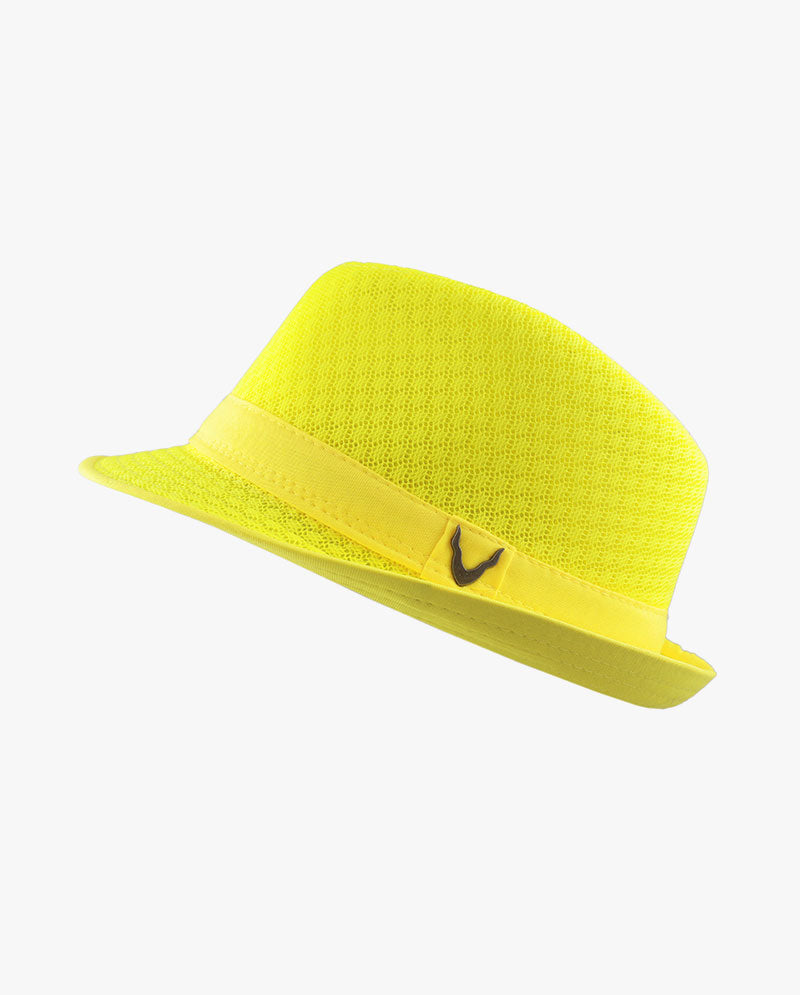 Black Horn - Lightweight Cool Soft Crushable Mesh Fedora