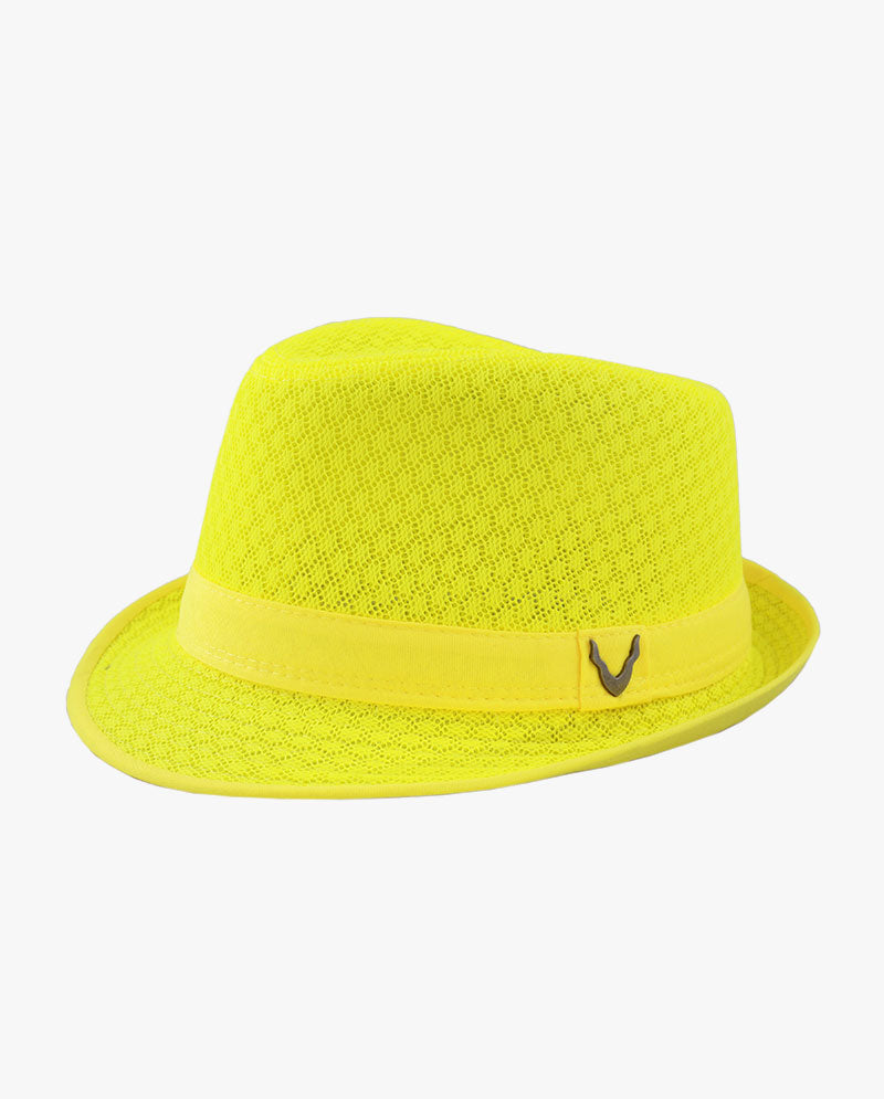 Black Horn - Lightweight Cool Soft Crushable Mesh Fedora