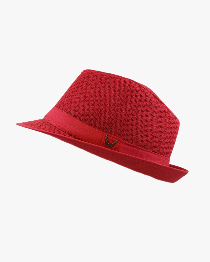 Black Horn - Lightweight Cool Soft Crushable Mesh Fedora