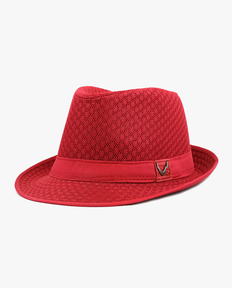 Black Horn - Lightweight Cool Soft Crushable Mesh Fedora