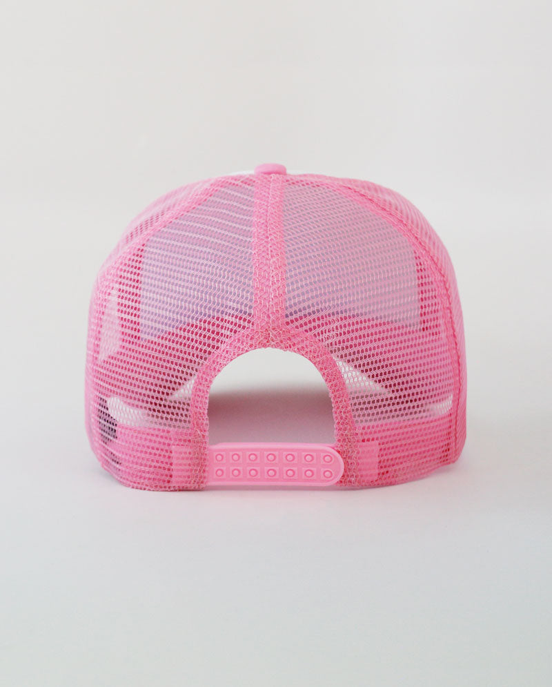 The Hat Depot - Sponge White Front Trucker Cap