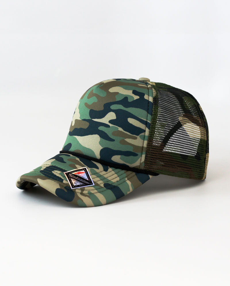 The Hat Depot - Sponge Basic One Color Trucker Cap